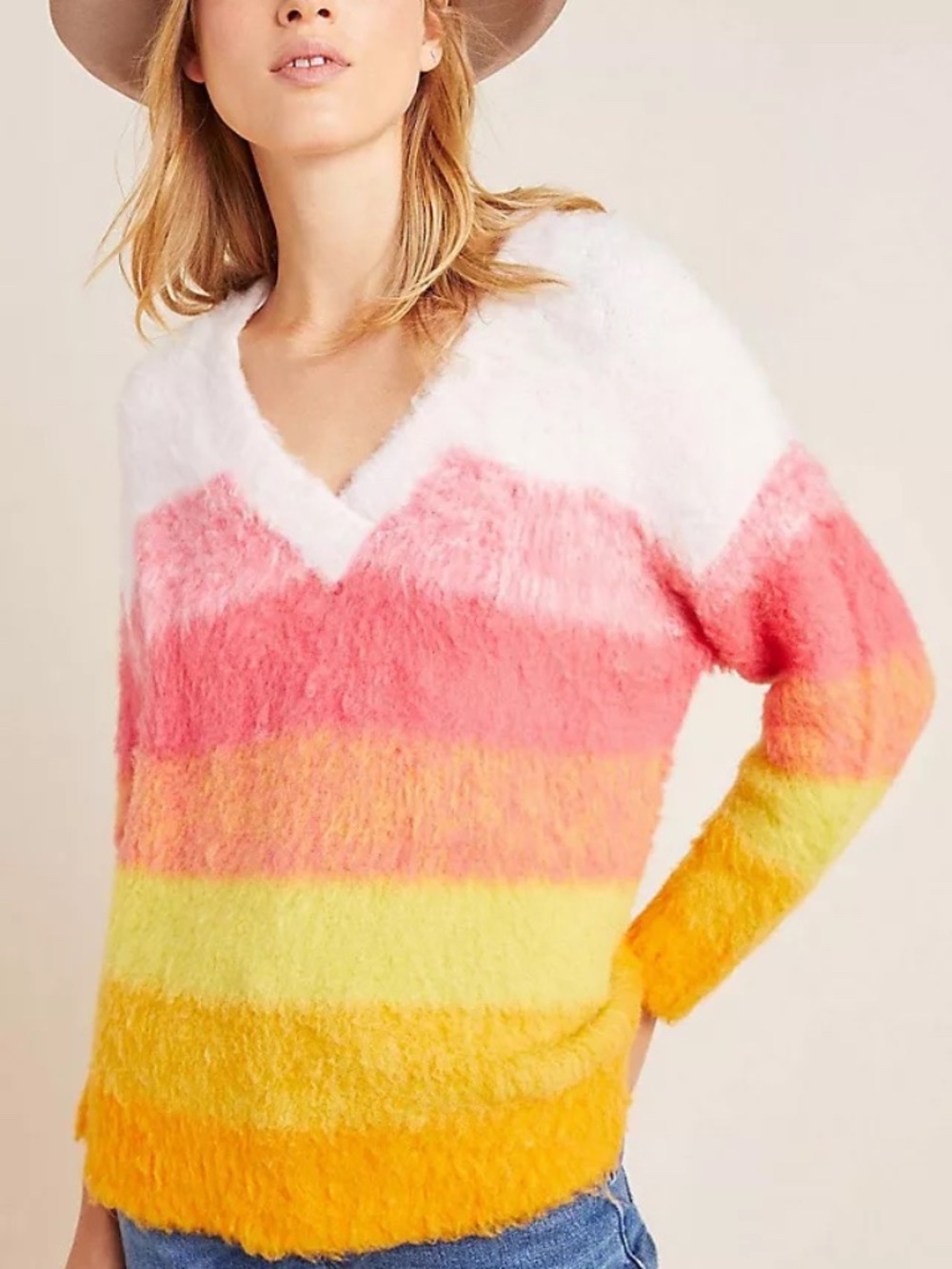 Anthropologie Simone Striped Sweater